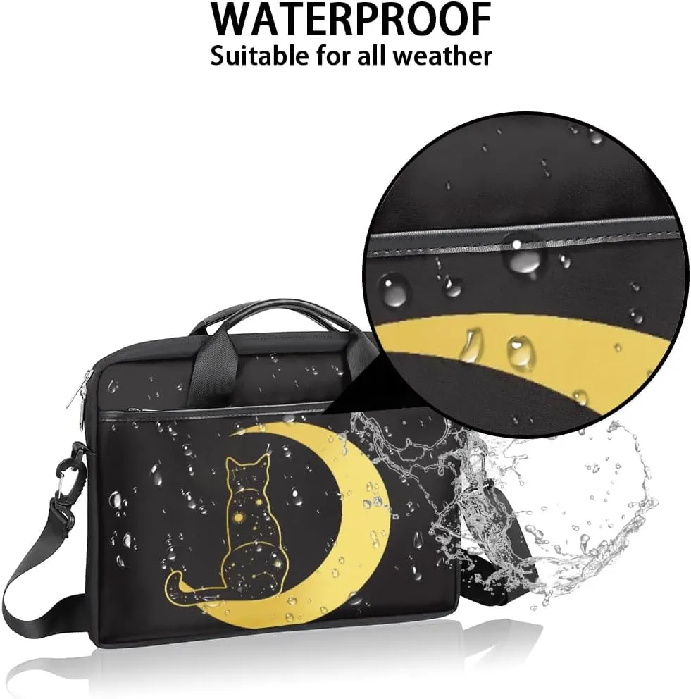 Laptop Bag for Women Men, 15.6 inch Messenger Shoulder Bags, Water Resistant Computer Bag Sleeve