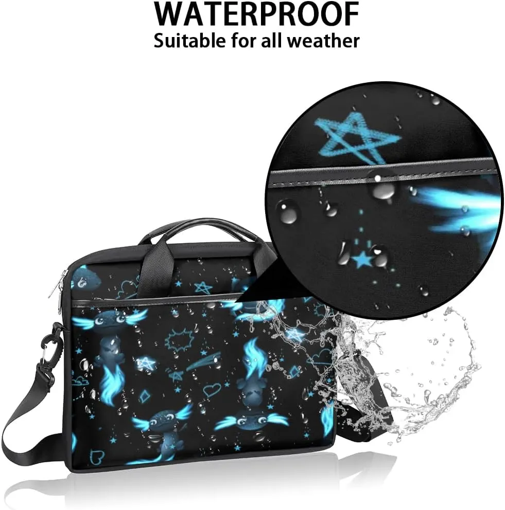 Laptop Bag for Women Men, 15.6 inch Messenger Shoulder Bags, Water Resistant Computer Bag Sleeve
