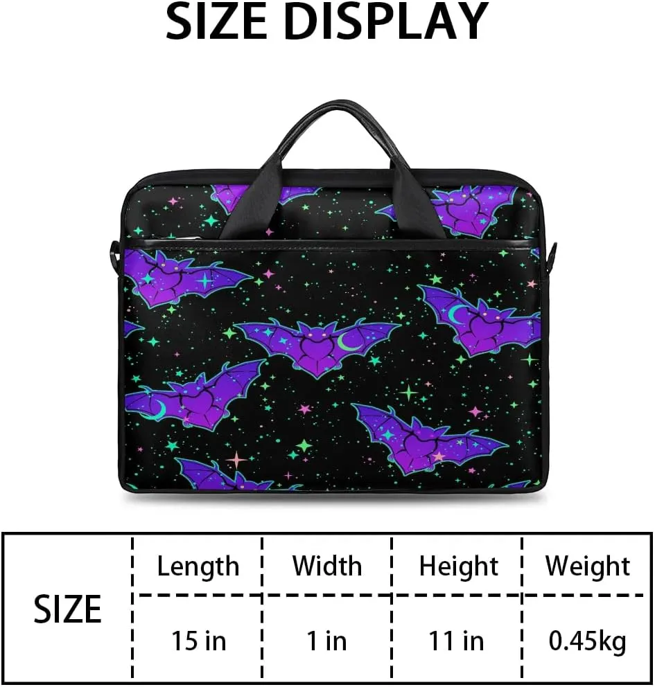 Laptop Bag for Women Men, 15.6 inch Messenger Shoulder Bags, Water Resistant Computer Bag Sleeve