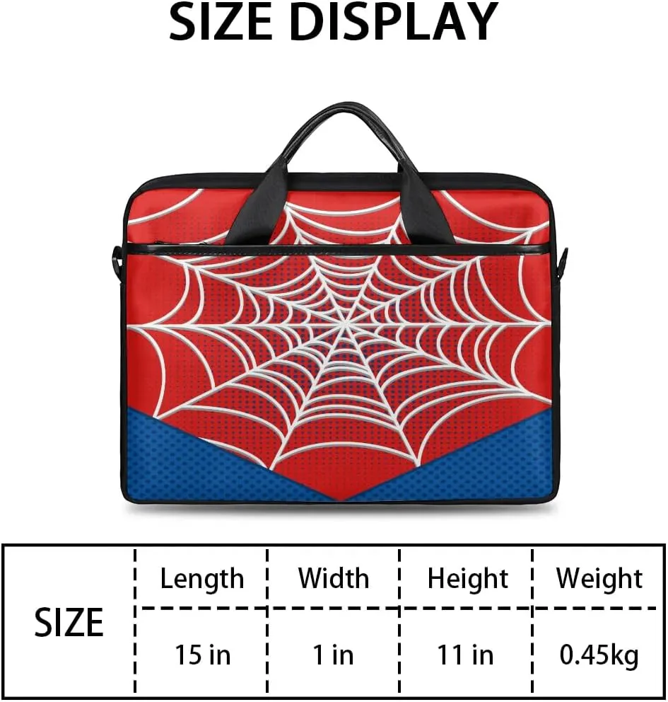 Laptop Bag for Women Men, 15.6 inch Messenger Shoulder Bags, Water Resistant Computer Bag Sleeve