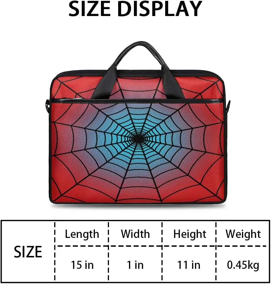 Laptop Bag for Women Men, 15.6 inch Messenger Shoulder Bags, Water Resistant Computer Bag Sleeve
