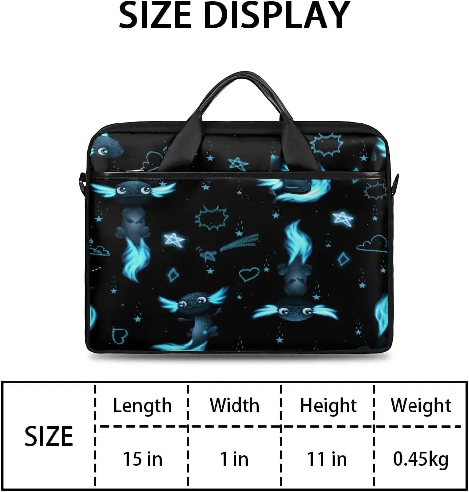 Laptop Bag for Women Men, 15.6 inch Messenger Shoulder Bags, Water Resistant Computer Bag Sleeve