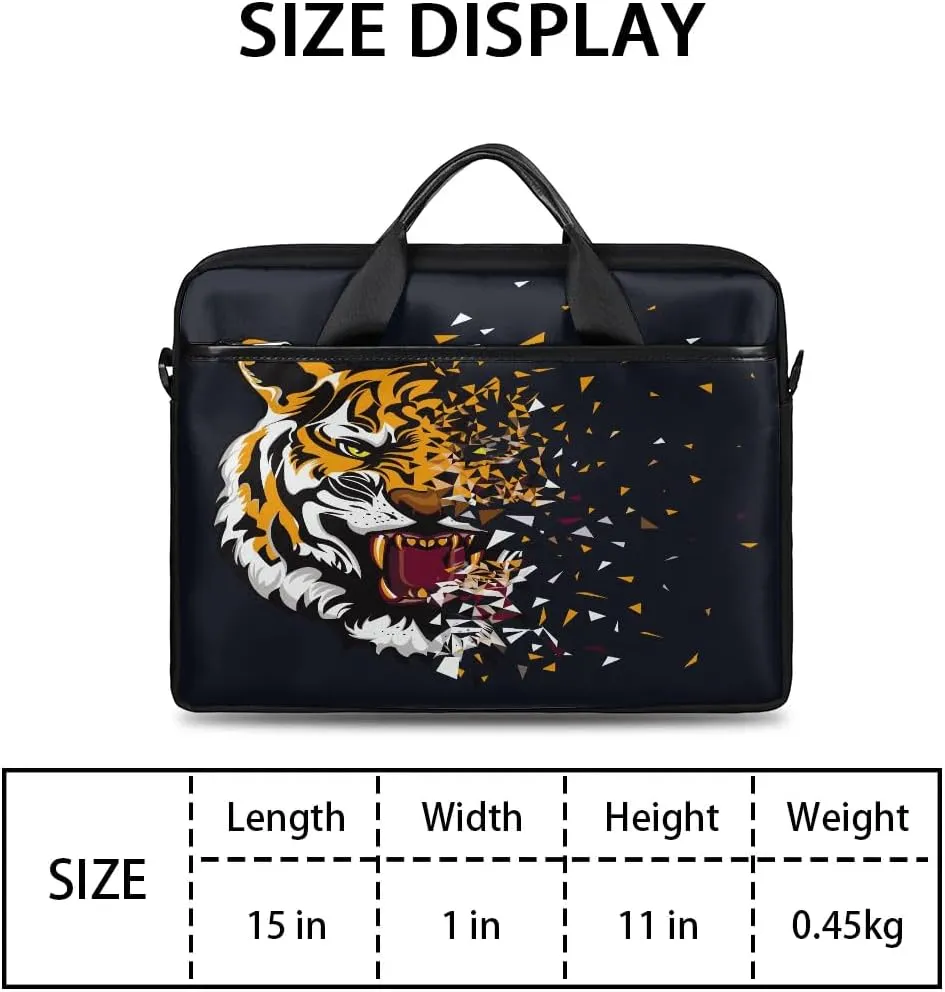 Laptop Bag for Women Men, 15.6 inch Messenger Shoulder Bags, Water Resistant Computer Bag Sleeve