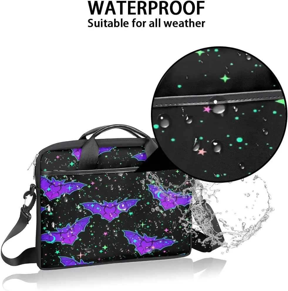 Laptop Bag for Women Men, 15.6 inch Messenger Shoulder Bags, Water Resistant Computer Bag Sleeve
