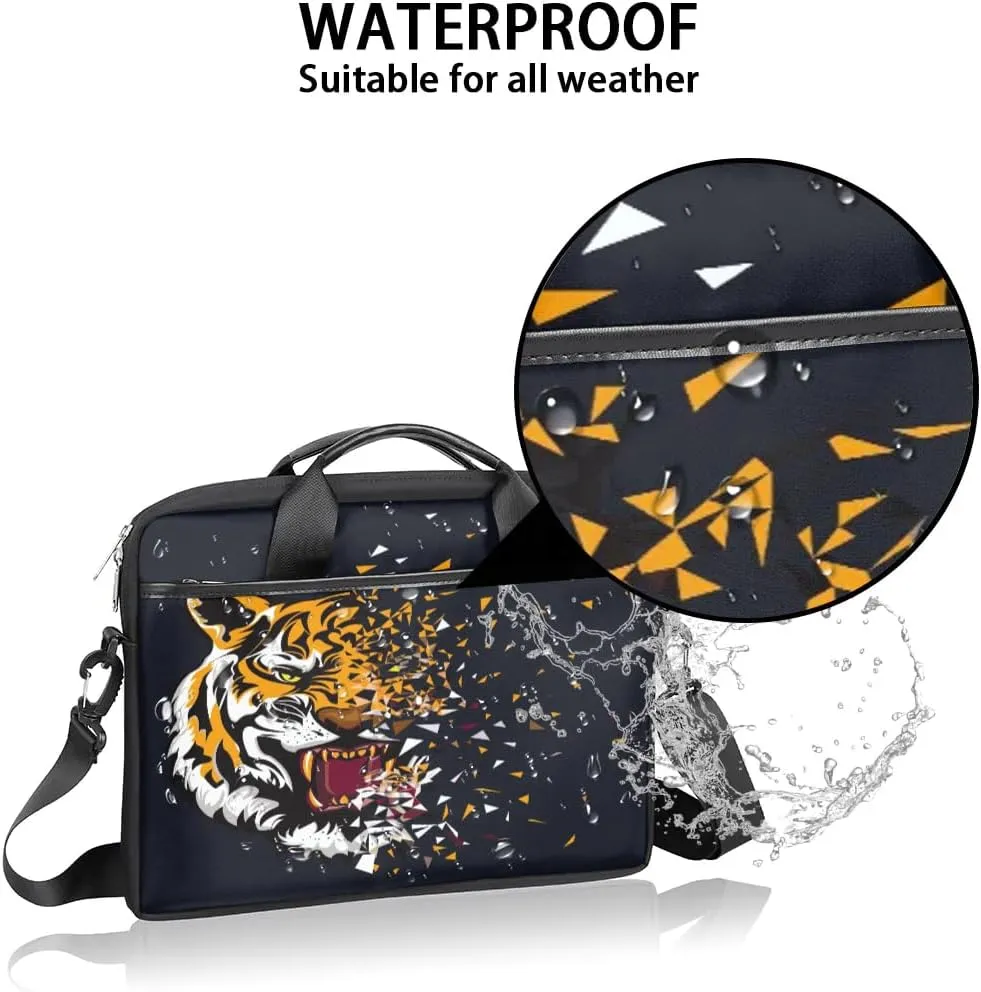 Laptop Bag for Women Men, 15.6 inch Messenger Shoulder Bags, Water Resistant Computer Bag Sleeve