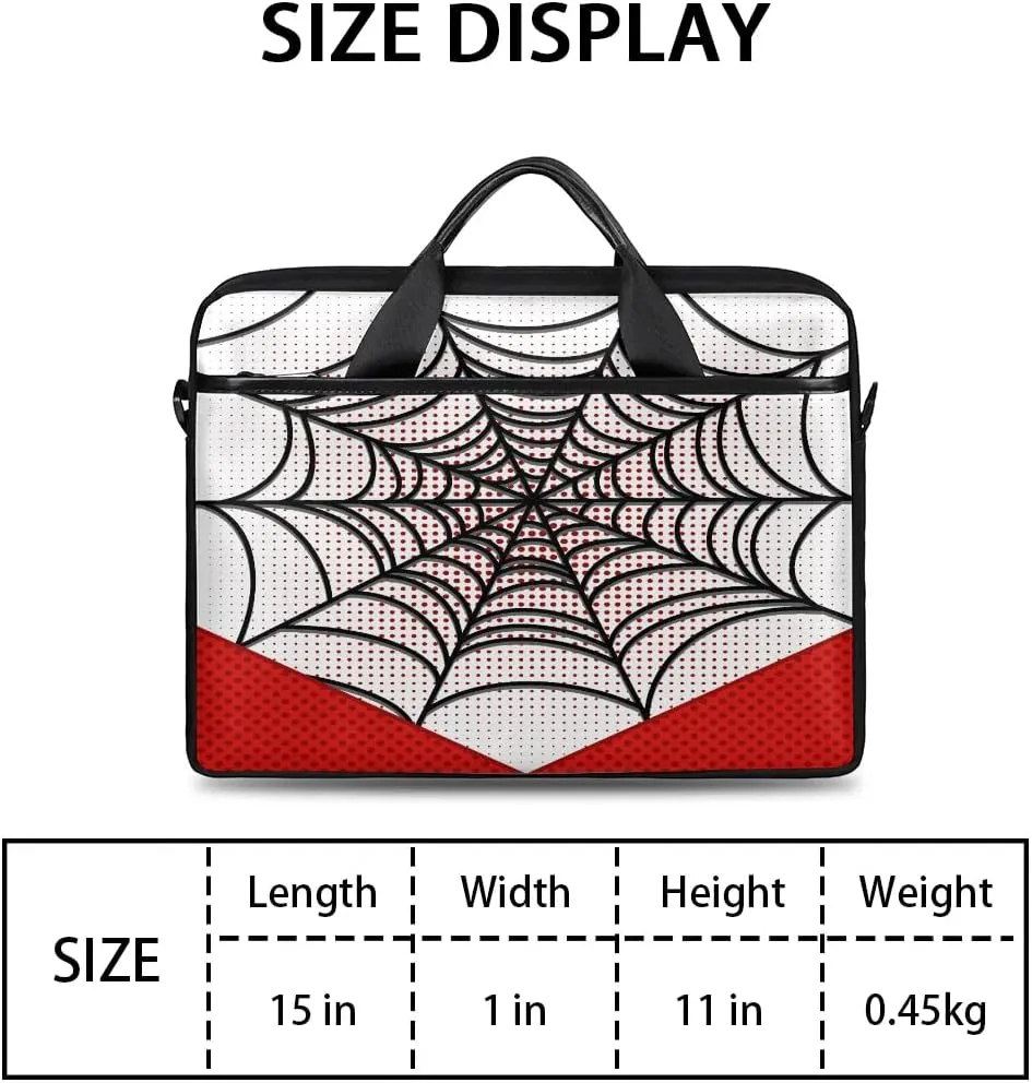 Laptop Bag for Women Men, 15.6 inch Messenger Shoulder Bags, Water Resistant Computer Bag Sleeve