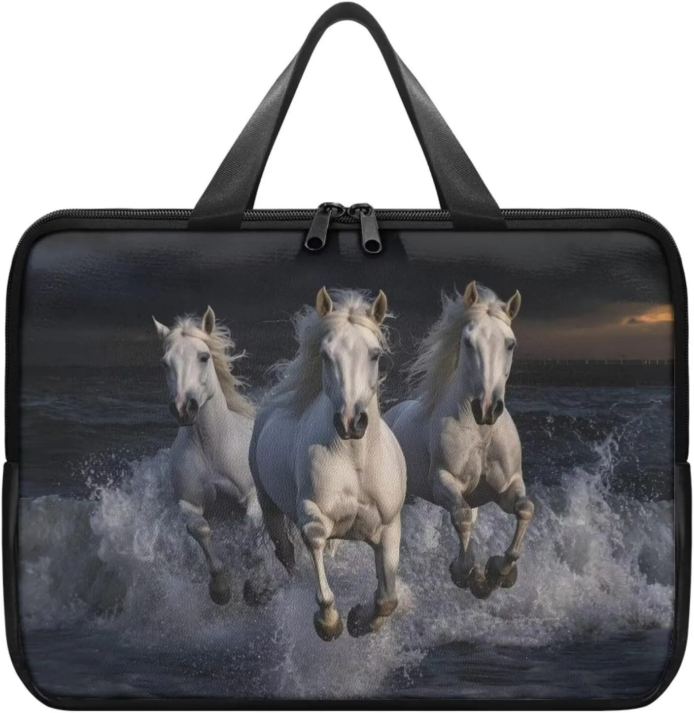Laptop Bag Leather Water-Resistant Laptop Bags Designer for Men Laptop Carrying Case for College