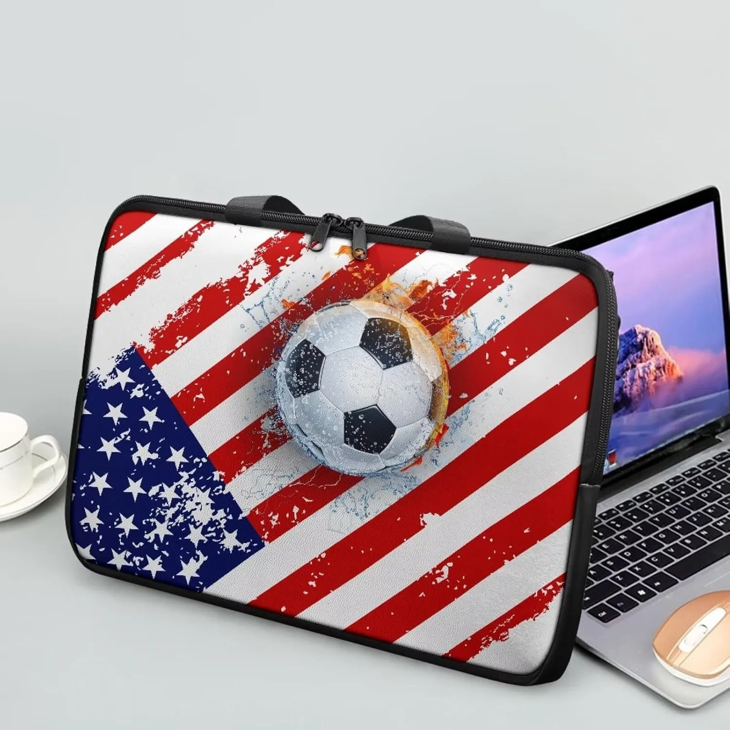 Laptop Bag Leather Water-Resistant Laptop Bags Designer for Men Laptop Carrying Case for College