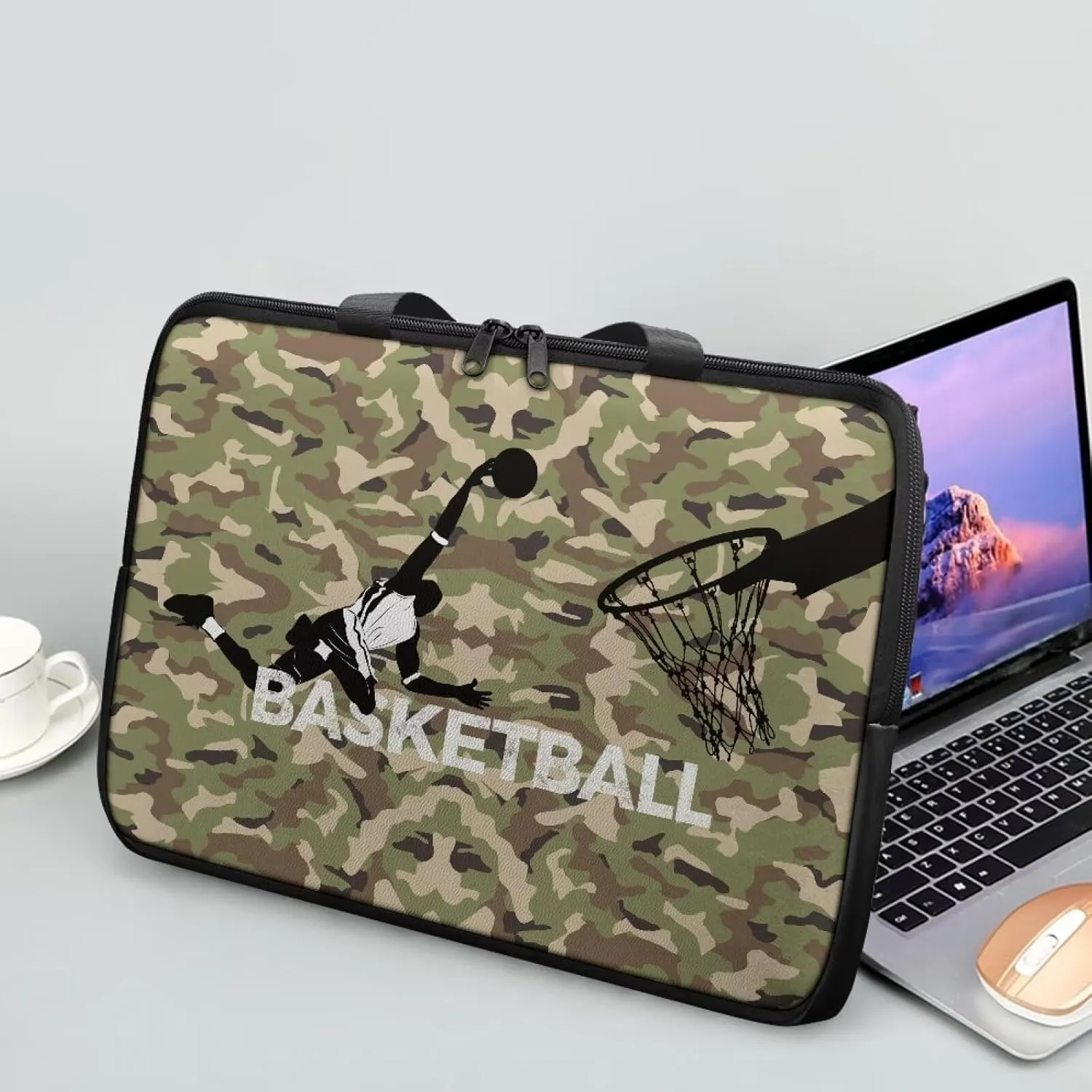 Laptop Bag Leather Water-Resistant Laptop Bags Designer for Men Laptop Carrying Case for College