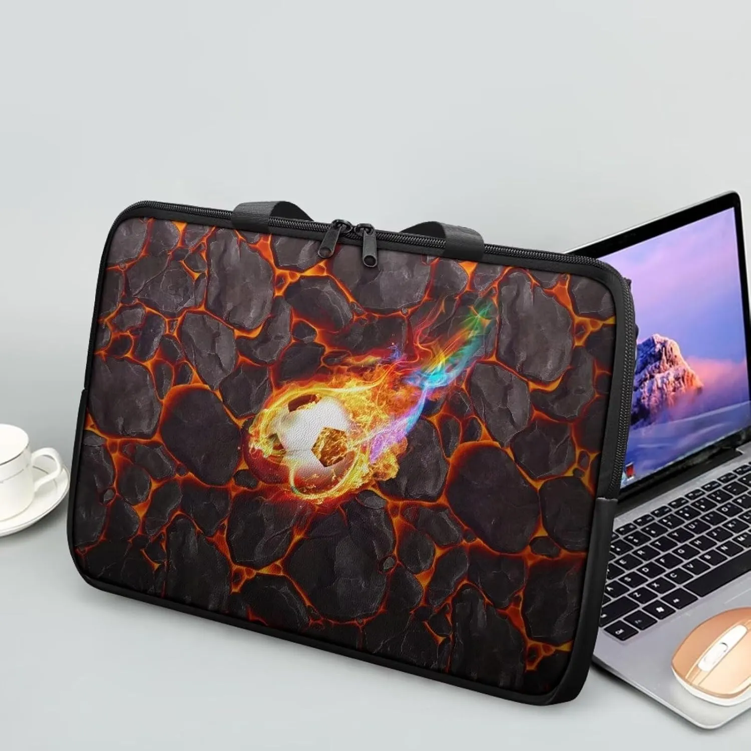 Laptop Bag Leather Water-Resistant Laptop Bags Designer for Men Laptop Carrying Case for College