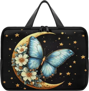 Laptop Carrying Case Pu Leather Laptop Bag Leather for Women Water-Resistant Leather Laptop Ba