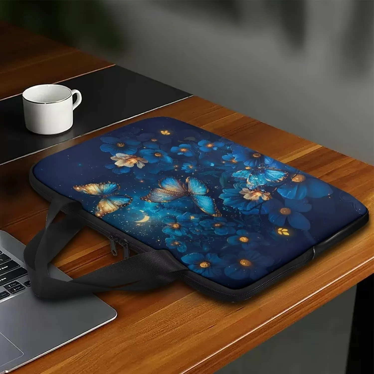 Laptop Carrying Case Pu Leather Laptop Bag Leather for Women Water-Resistant Leather Laptop Ba