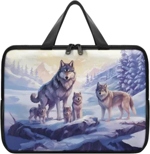 Laptop Carrying Case Pu Leather Laptop Bag Leather for Women Water-Resistant Leather Laptop Ba