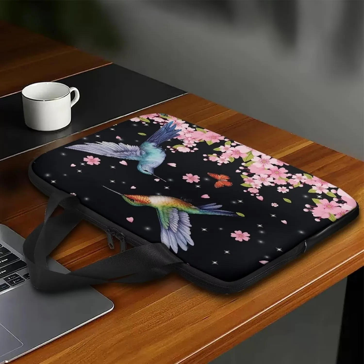 Laptop Carrying Case Pu Leather Laptop Bag Leather for Women Water-Resistant Leather Laptop Ba