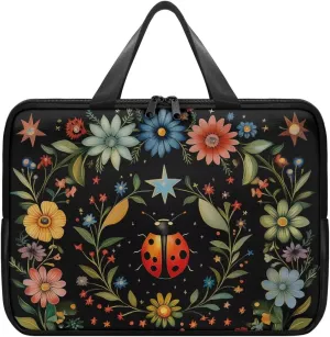 Laptop Carrying Case Pu Leather Laptop Bag Leather for Women Water-Resistant Leather Laptop Ba