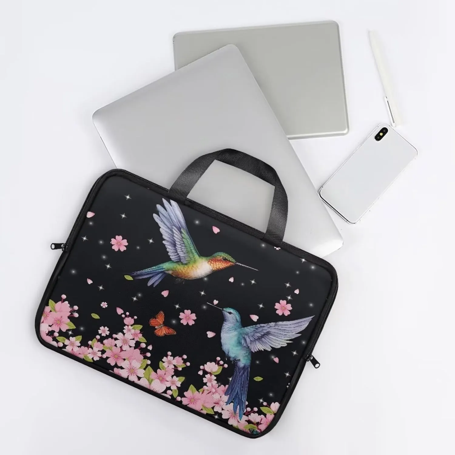 Laptop Carrying Case Pu Leather Laptop Bag Leather for Women Water-Resistant Leather Laptop Ba