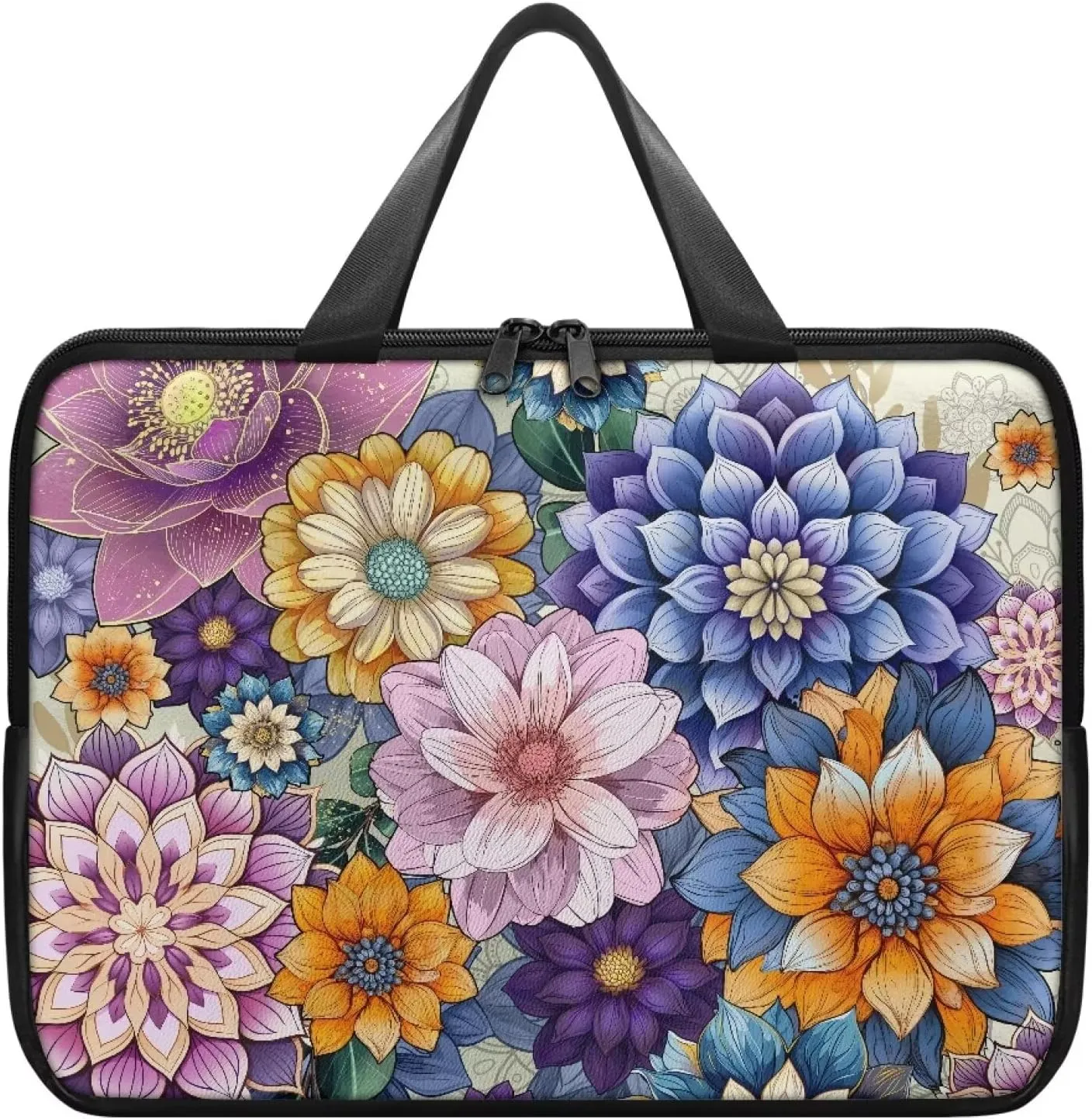 Laptop Sleeve Case,Water Resistant PU Leather Notebook Computer Pocket Case/Tablet Briefcase Carrying Bag