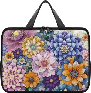 Laptop Sleeve Case,Water Resistant PU Leather Notebook Computer Pocket Case/Tablet Briefcase Carrying Bag