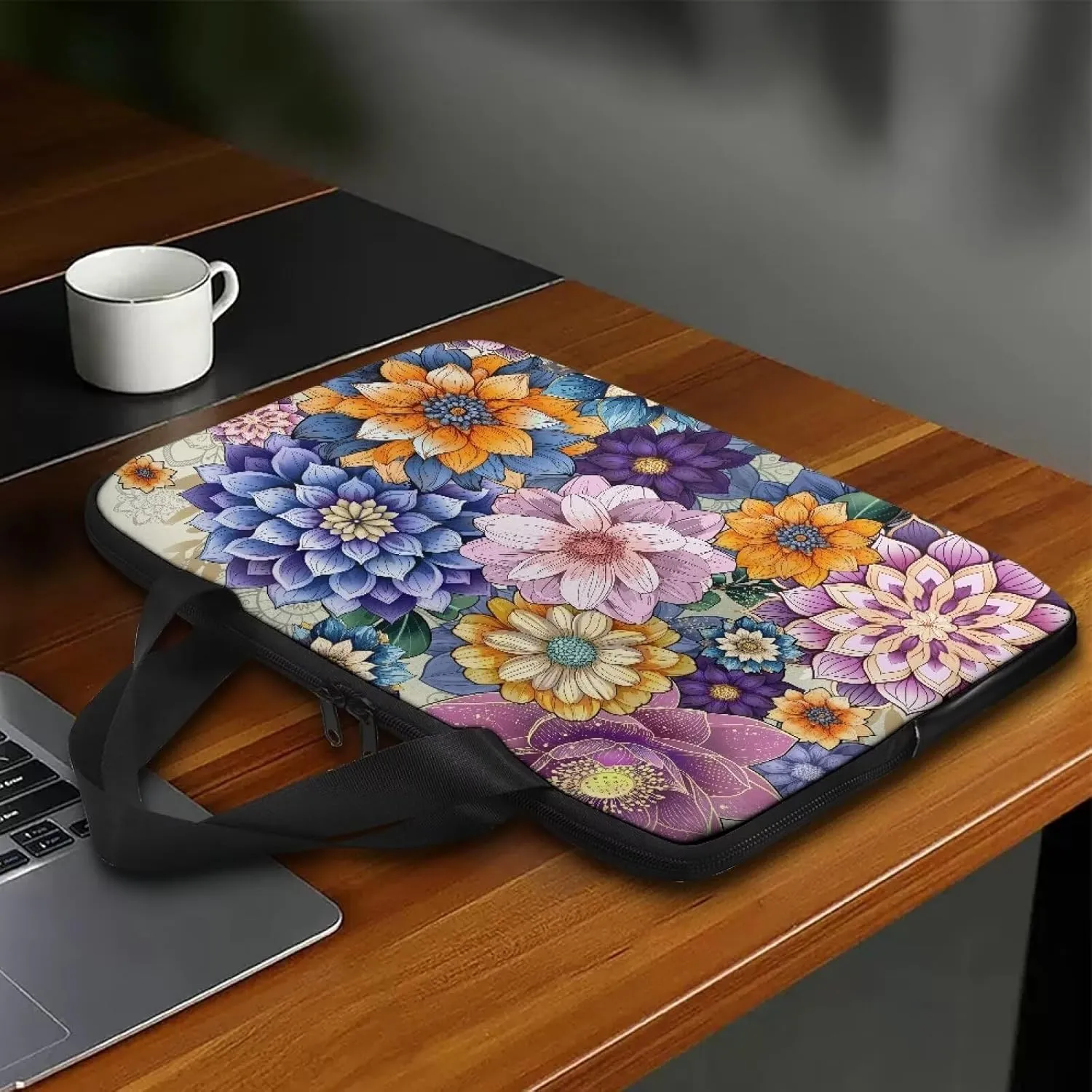 Laptop Sleeve Case,Water Resistant PU Leather Notebook Computer Pocket Case/Tablet Briefcase Carrying Bag