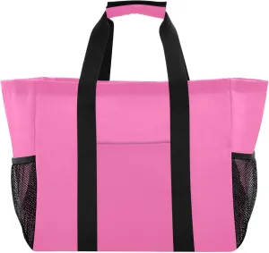 Large Utility Tote Bag For Women Foldable Large Beach Bag Water Resistant Canvas Laundry Tote