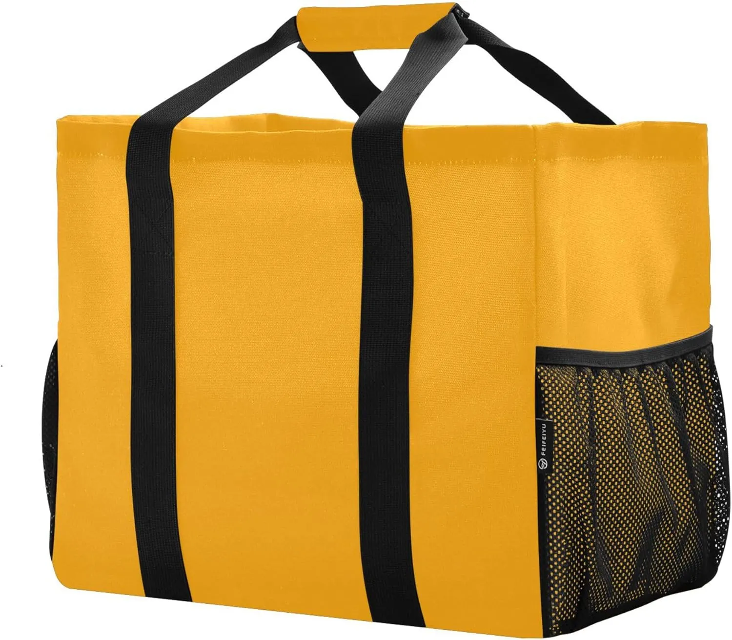 Large Utility Tote Bag For Women Foldable Large Beach Bag Water Resistant Canvas Laundry Tote