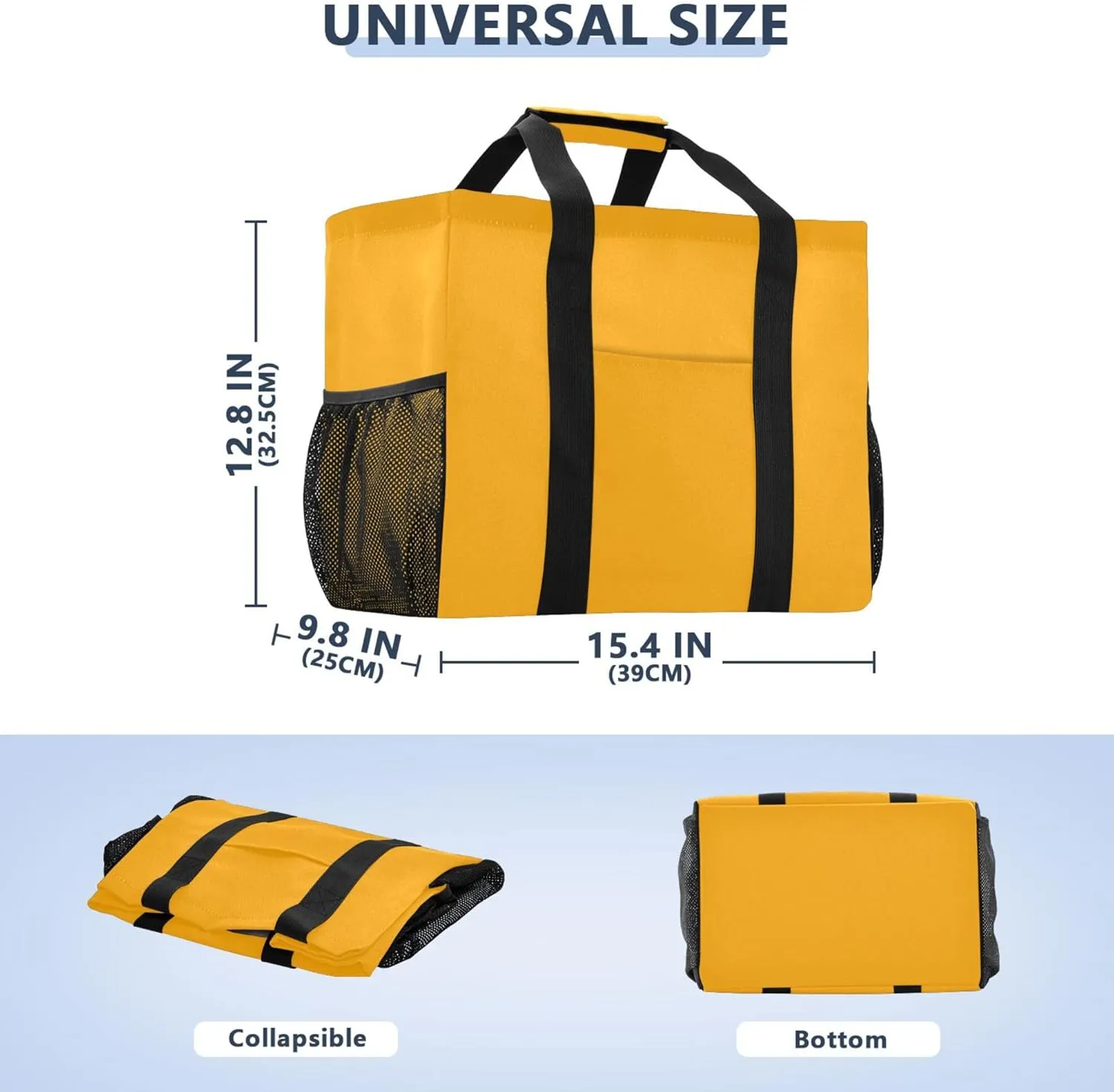 Large Utility Tote Bag For Women Foldable Large Beach Bag Water Resistant Canvas Laundry Tote