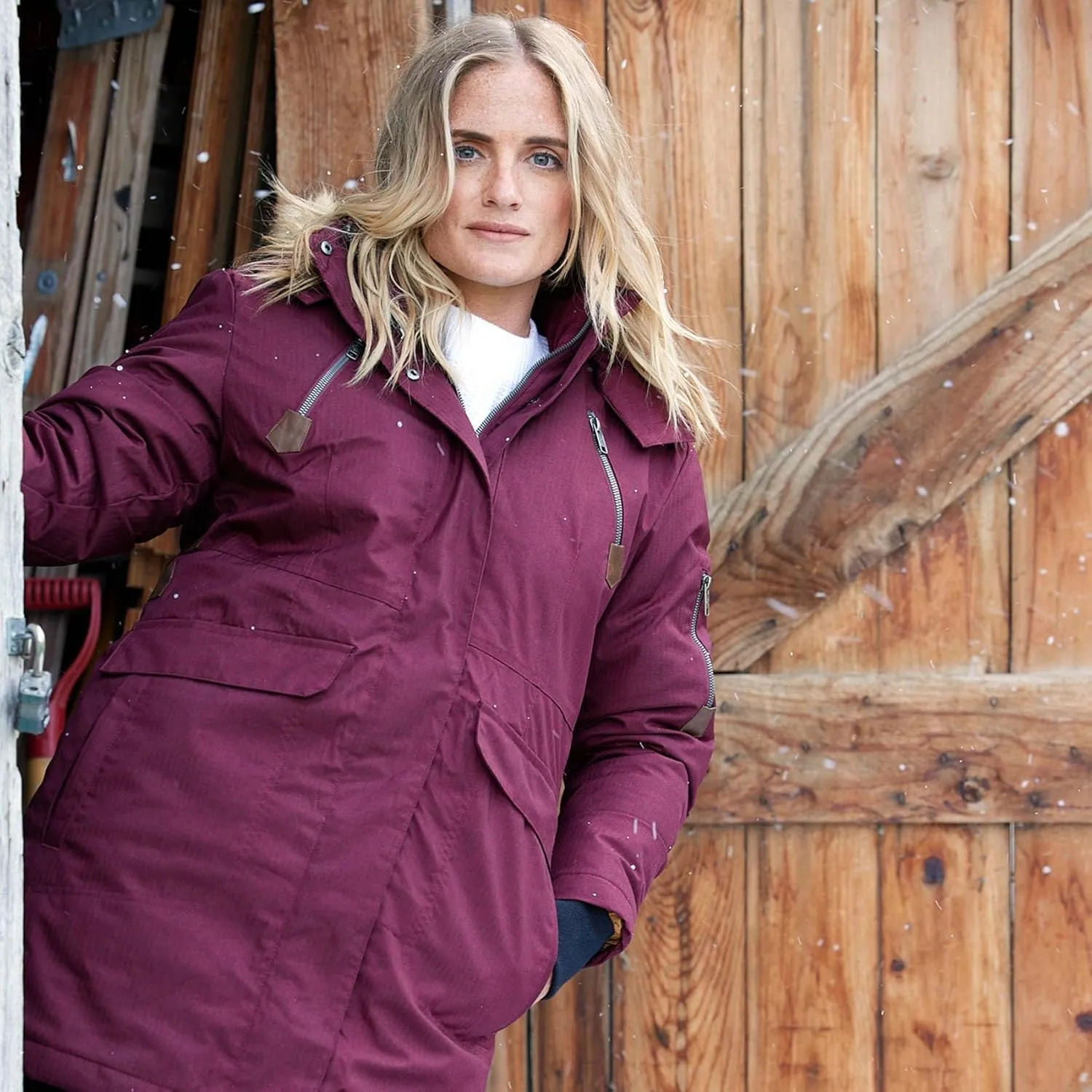 Legendary Whitetails Women's Water Resistant Anchorage Parka Winter Coat with Removable Hood
