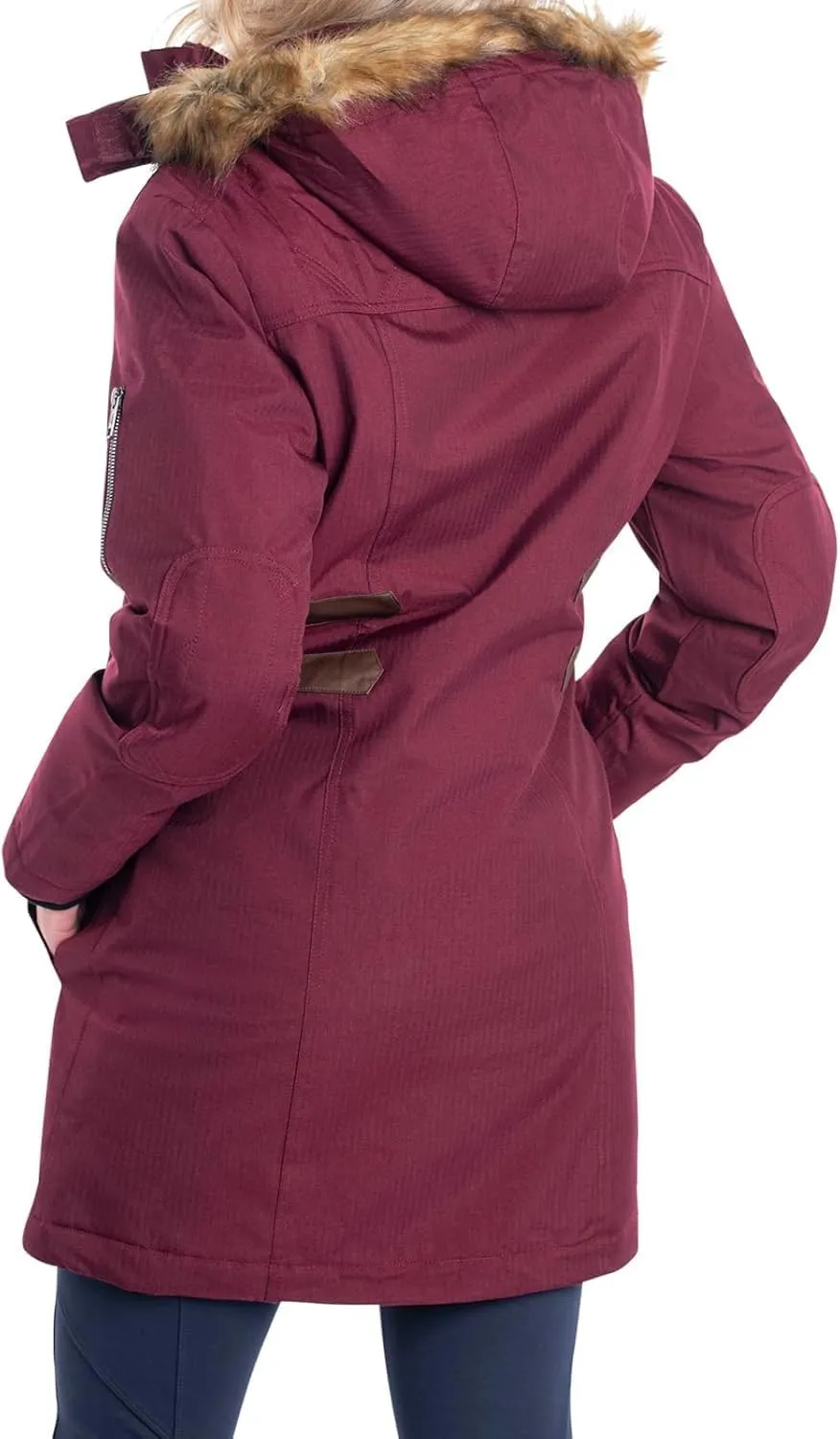 Legendary Whitetails Women's Water Resistant Anchorage Parka Winter Coat with Removable Hood