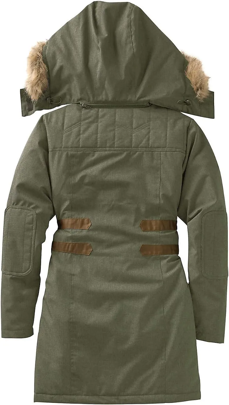 Legendary Whitetails Women's Water Resistant Anchorage Parka Winter Coat with Removable Hood