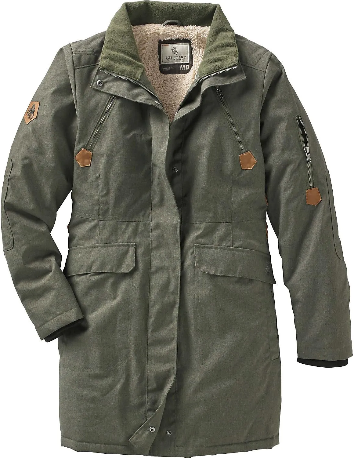 Legendary Whitetails Women's Water Resistant Anchorage Parka Winter Coat with Removable Hood