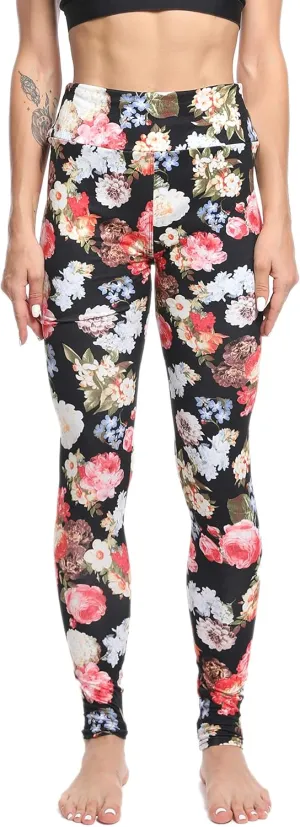 Leggings for Women Printed High Waist Ultra Soft Yoga Pants Comfy Workout Fashion Leggings -REG/Plus-150 Colors