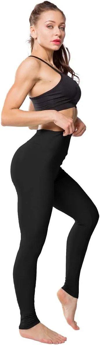 Leggings for Women Printed High Waist Ultra Soft Yoga Pants Comfy Workout Fashion Leggings -REG/Plus-150 Colors