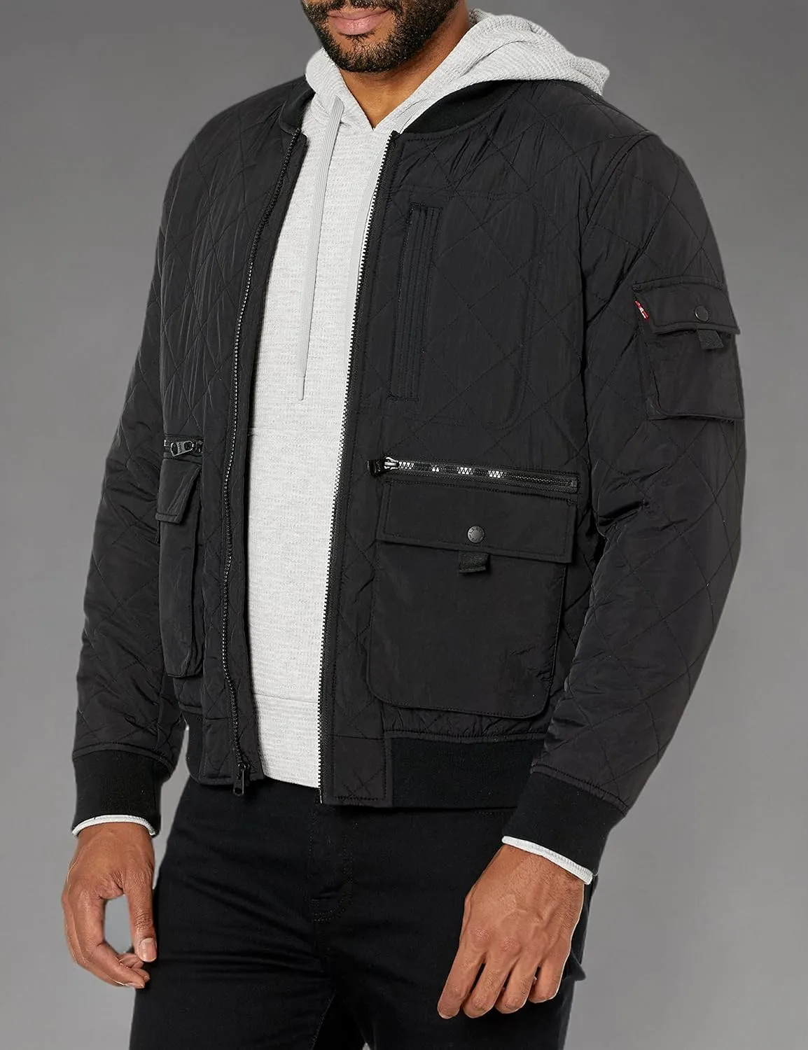 Levi's Men's Quilted Utility Bomber Jacket