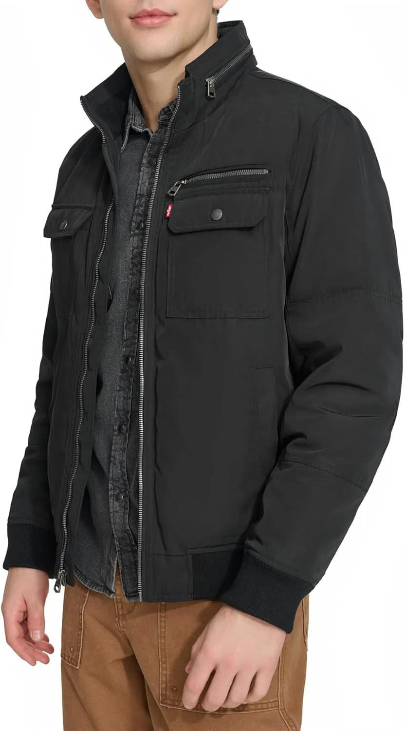 Levi's Men's Stand Collar Utility Bomber