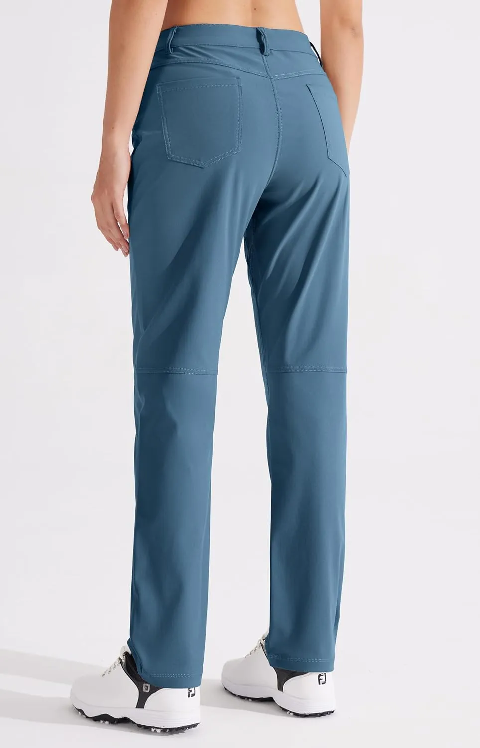 Libin Womens Dress Pants 29" 31" Stretch Straight Leg Work Slacks Office Business Casual Golf Pants for Travel Lightweight