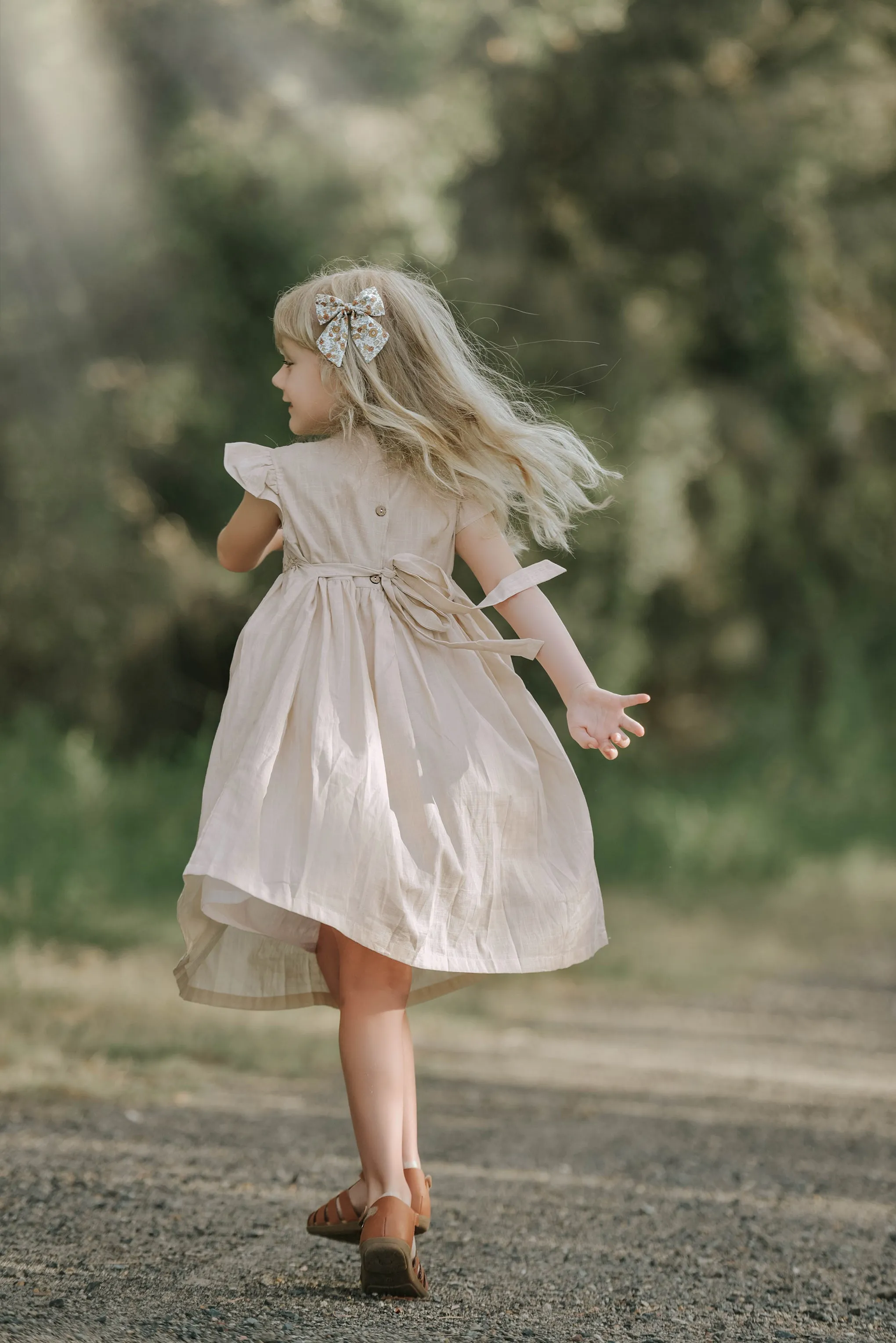 'Lichfield Angel' Girl Smocked Dress