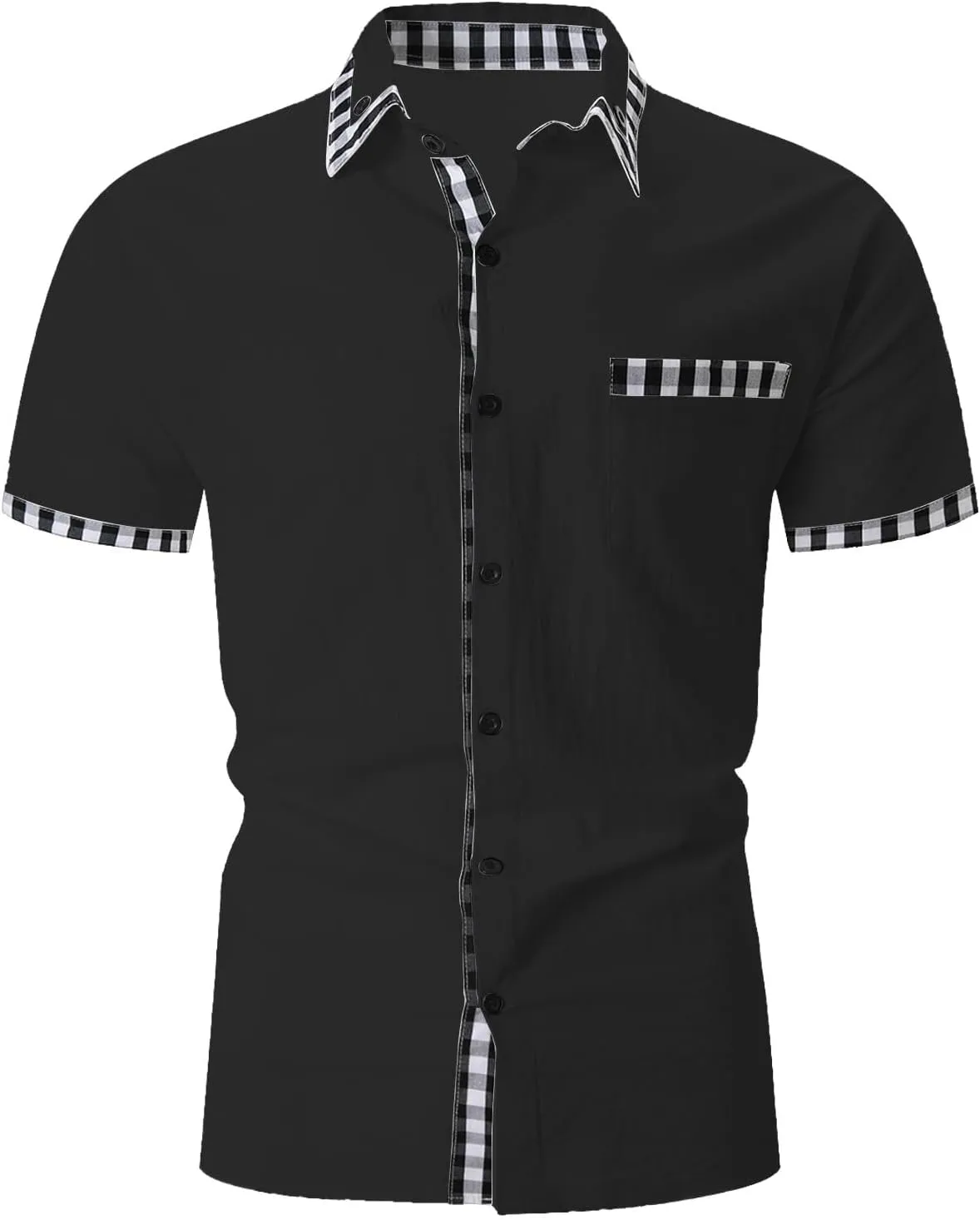 Linen Shirts Mens Short Sleeve Button Down Shirt Summer Casual Beach Wedding Shirts Lightweight Loose Hippie Tops