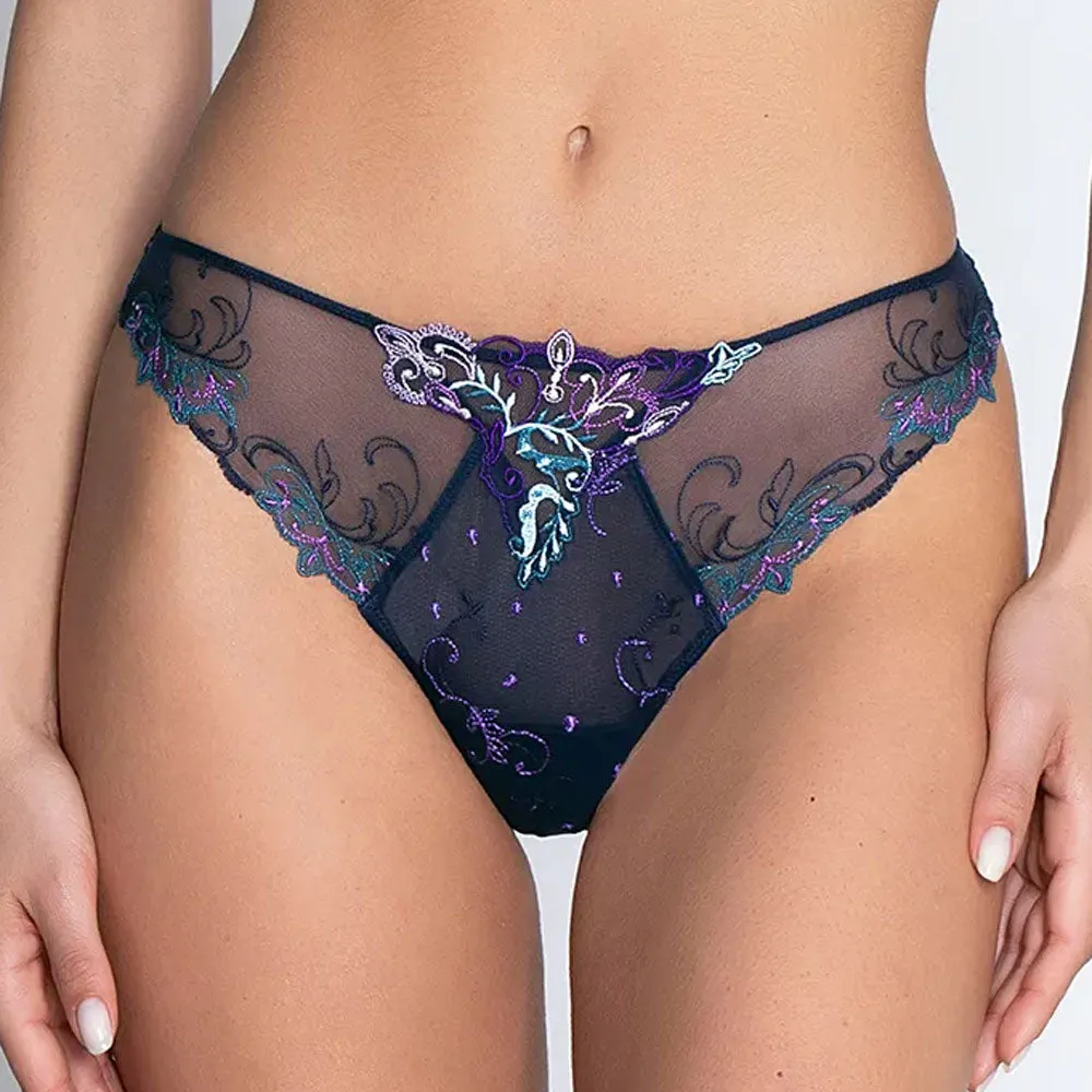 Lise Charmel 'Déesse Désirs' Midnight Blue Italian Brief