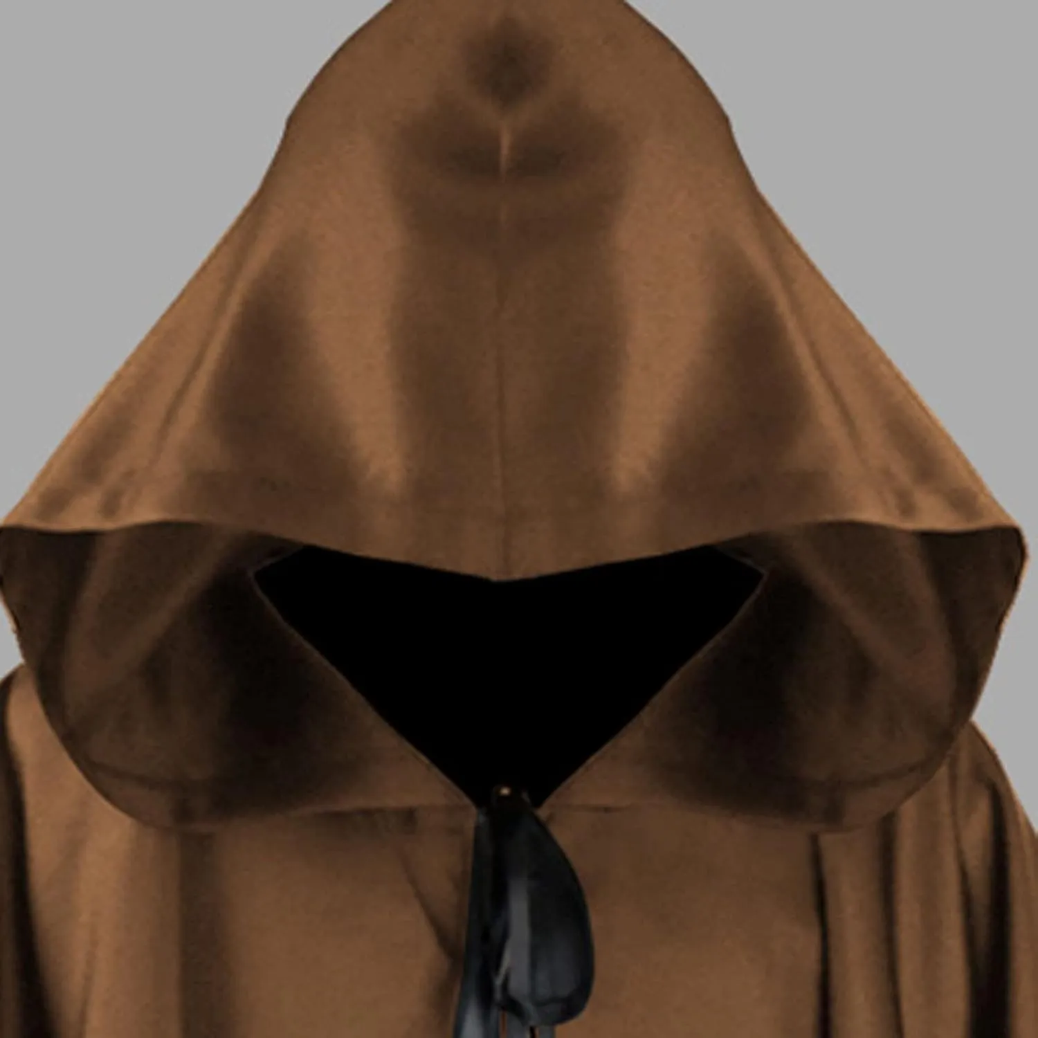 Lmdudan Unisex Renaissance Medieval Long Robe 2023 Halloween Role Play Cape Costume Tunic Hooded Robes Halloween Hooded Cloak