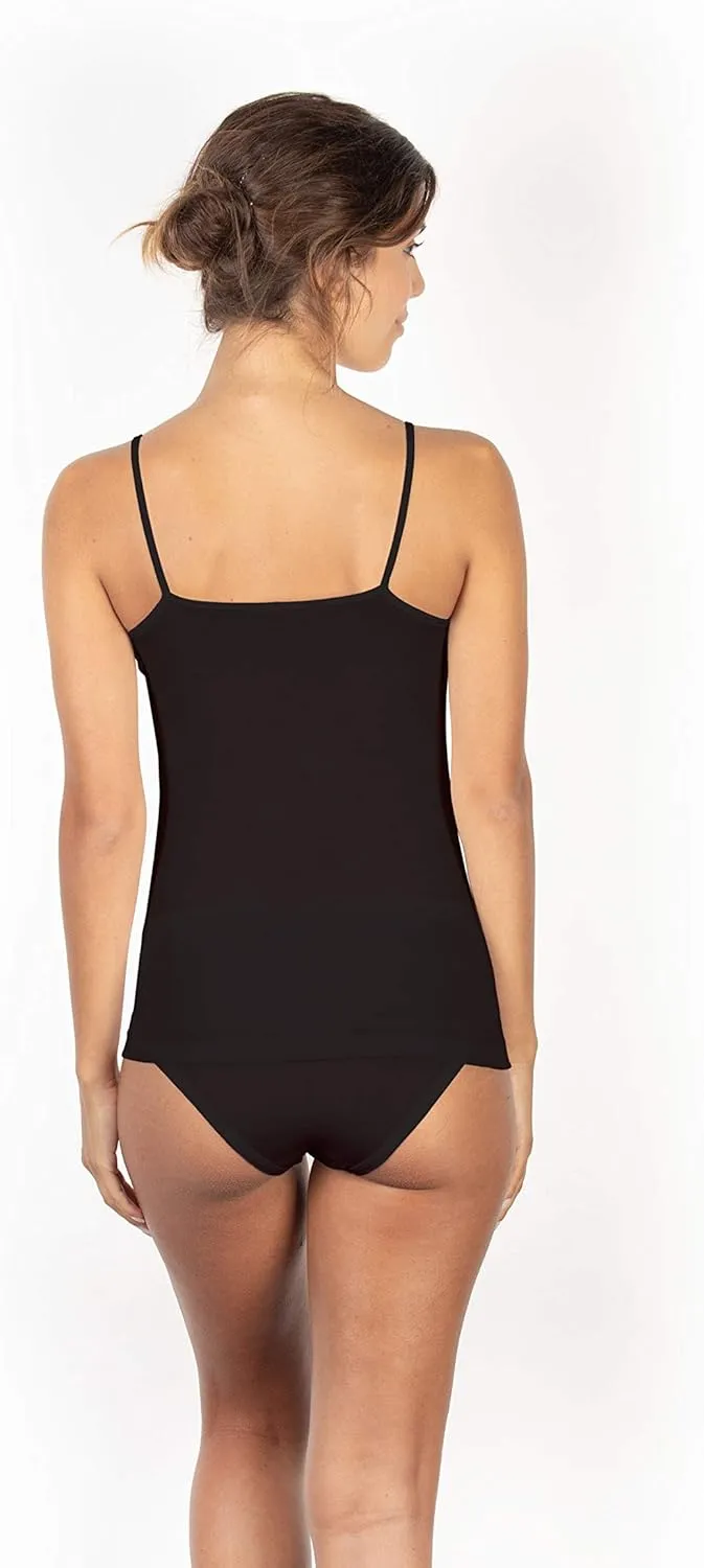 MaRe  Luxury Merino Wool Blend Camisole With Lace Trim. Proudly Made in Italy.