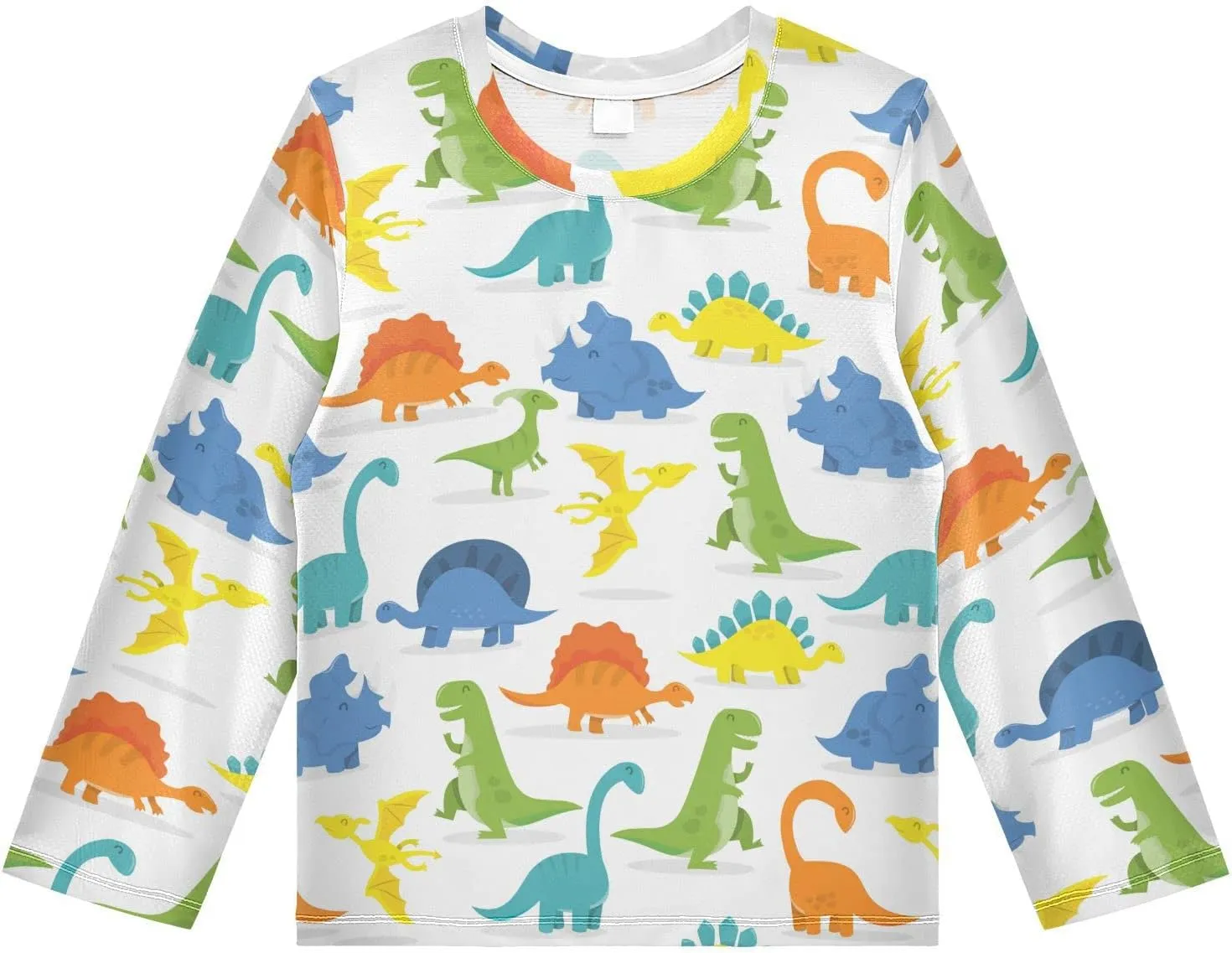 MCHIVER Cow Boys Long Sleeve Rash Guard UPF 50  Toddler Boy Swimsuit Quick Dry Fishing Shirt
