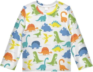 MCHIVER Cow Boys Long Sleeve Rash Guard UPF 50  Toddler Boy Swimsuit Quick Dry Fishing Shirt