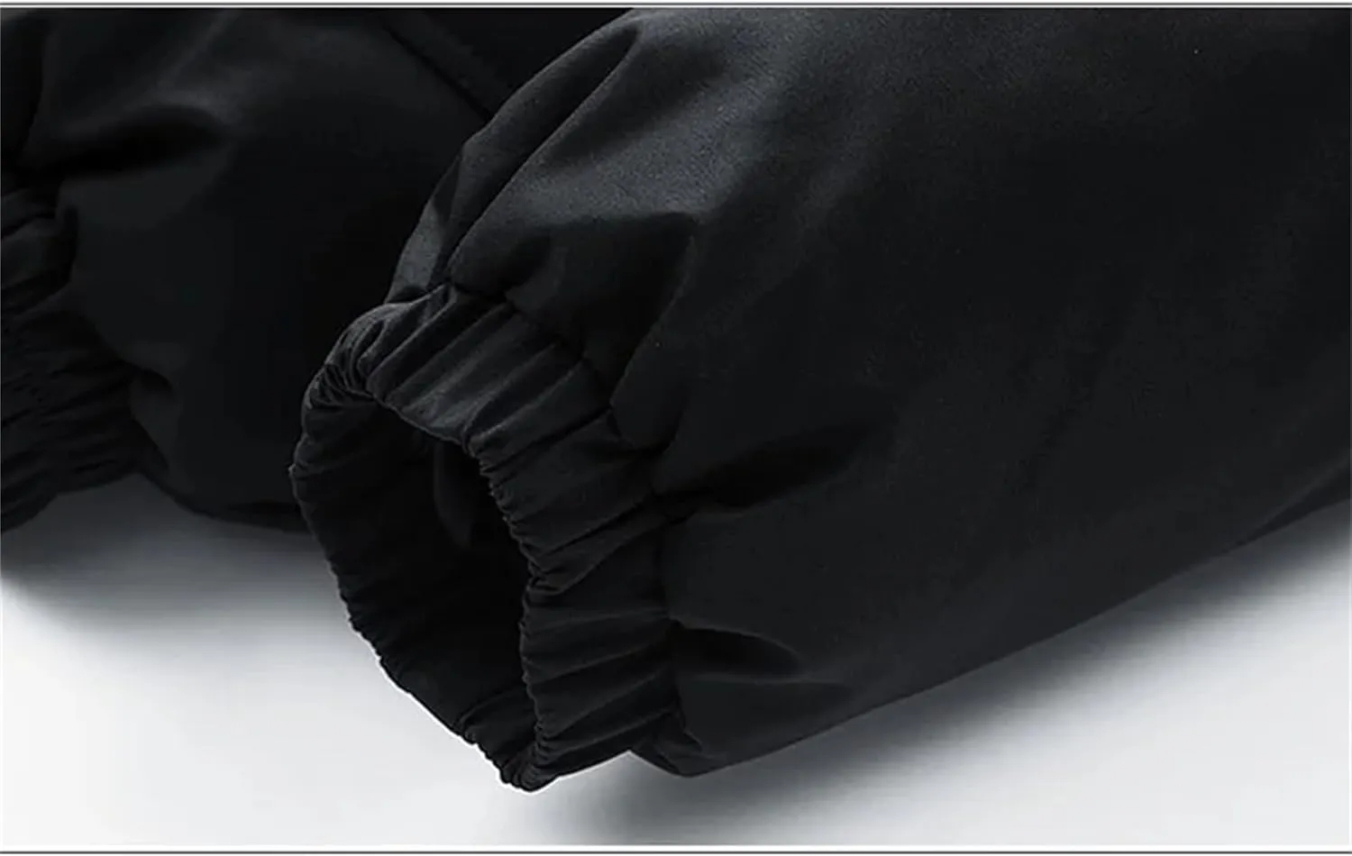 Men Stand Colar Solid Color Cotton-Padded Thick Warm Casual Long Sleeve Parka Coat