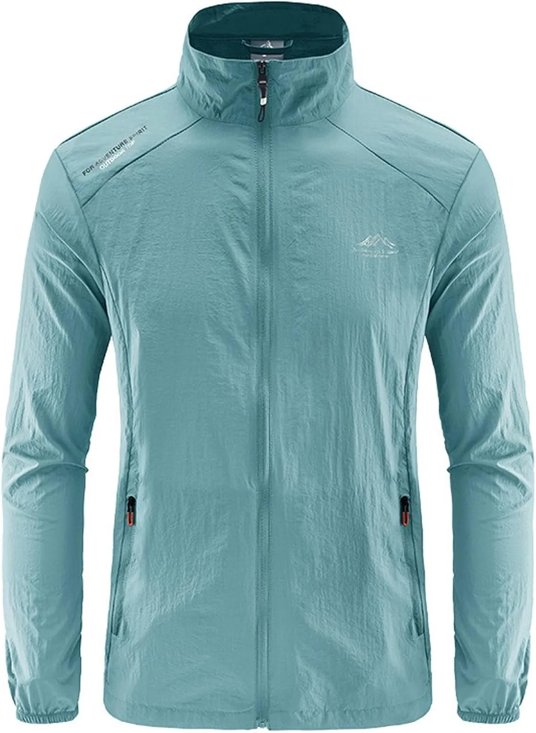 Men Sun Jacket UPF 50  Hoodie Full Zip UV Protection Long Sleeve Shirts SPF Cooling Lightweight Thin Athletic Jackets