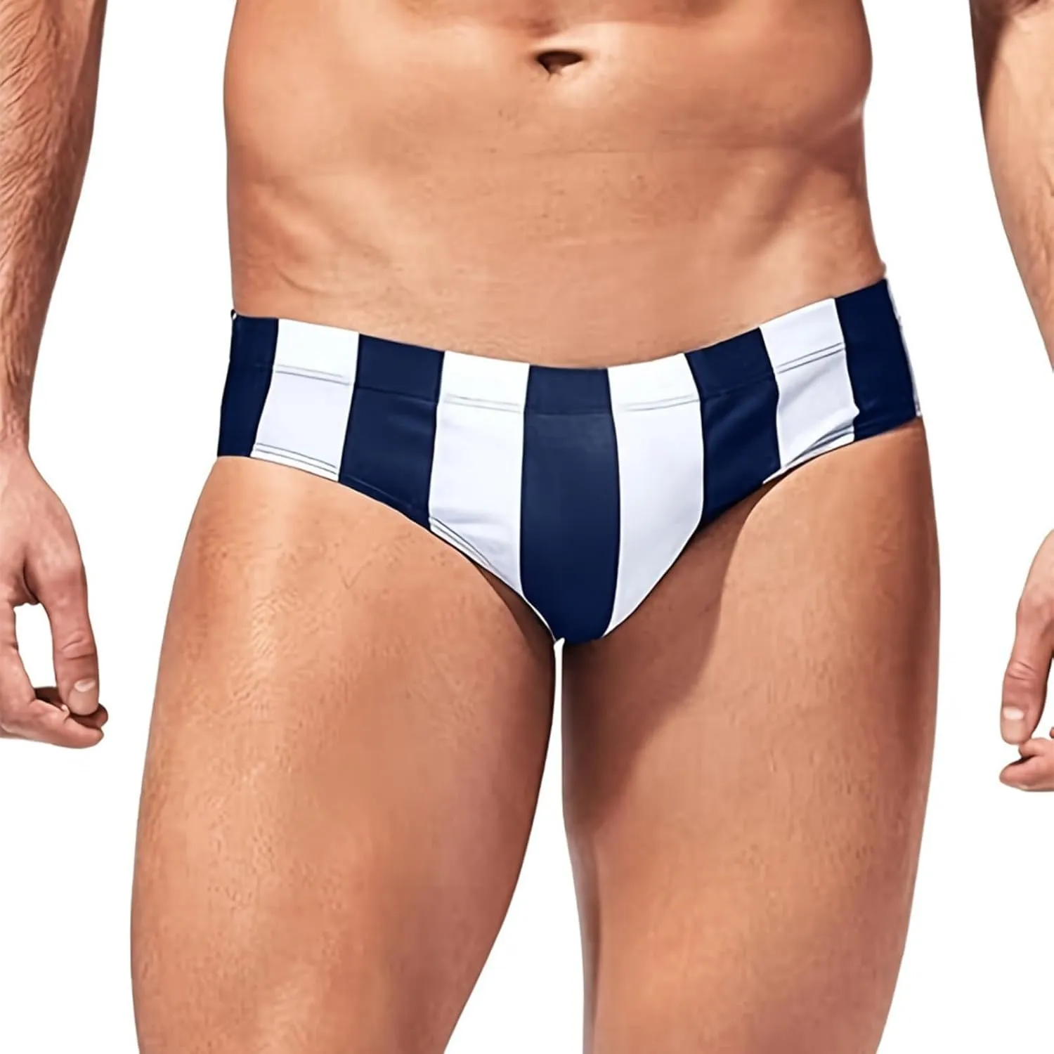 Men Swimwear Swimming Briefs Bikini Boxer Trunks Swimsuits Bathing Suits Independent Day American Flag Printed Shorts
