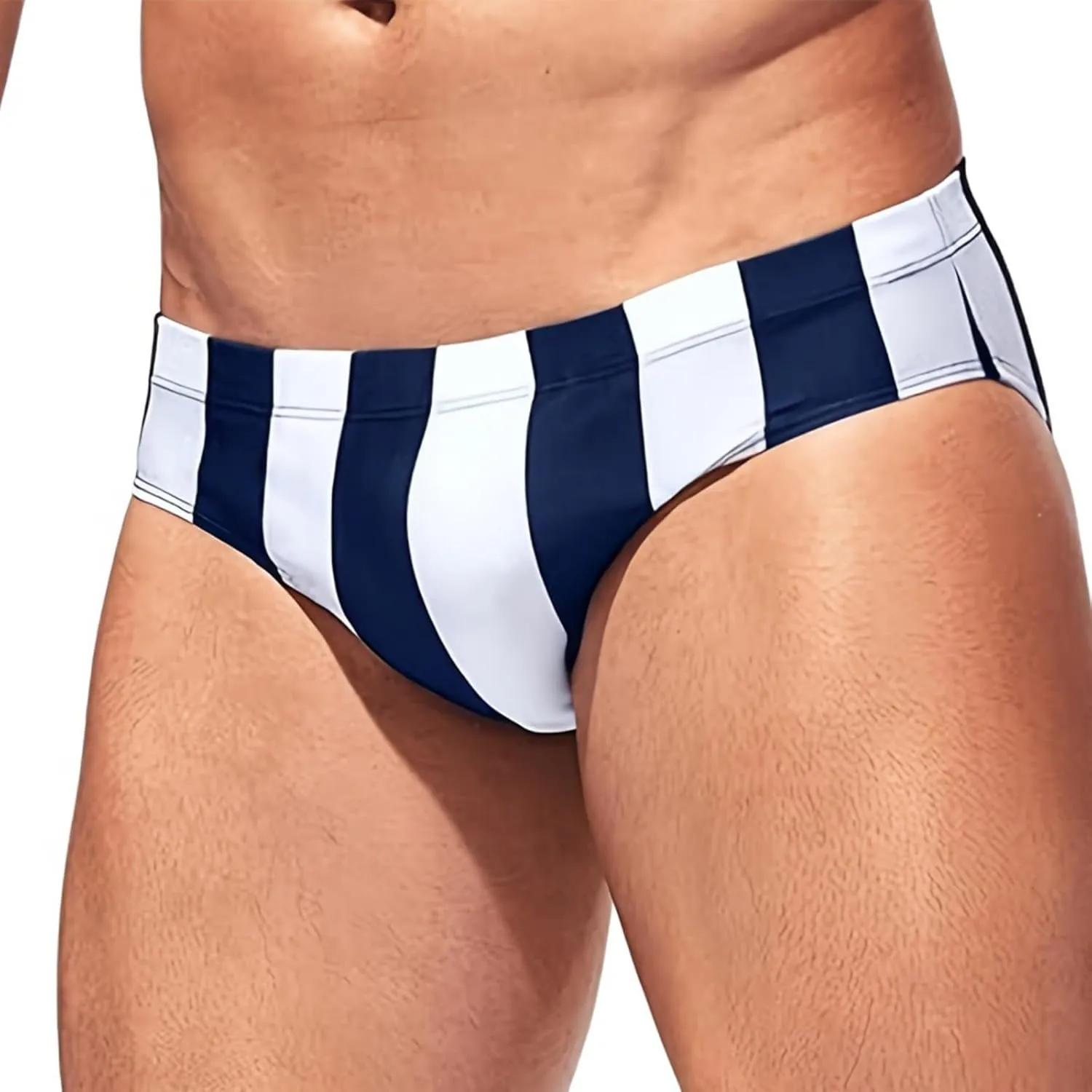 Men Swimwear Swimming Briefs Bikini Boxer Trunks Swimsuits Bathing Suits Independent Day American Flag Printed Shorts