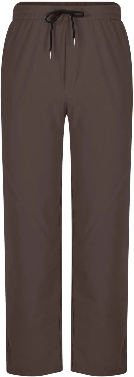 Men's Athletic Pants Lightweight Stretch Joggers Slim Fit Workout Bottoms with Zipper Pockets for Training