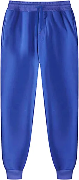 Men's Autumn Winter Pants Color Trousers Drawstring Athletic Joggers Sweatpants Outdoor Wearing Pants with Pockets