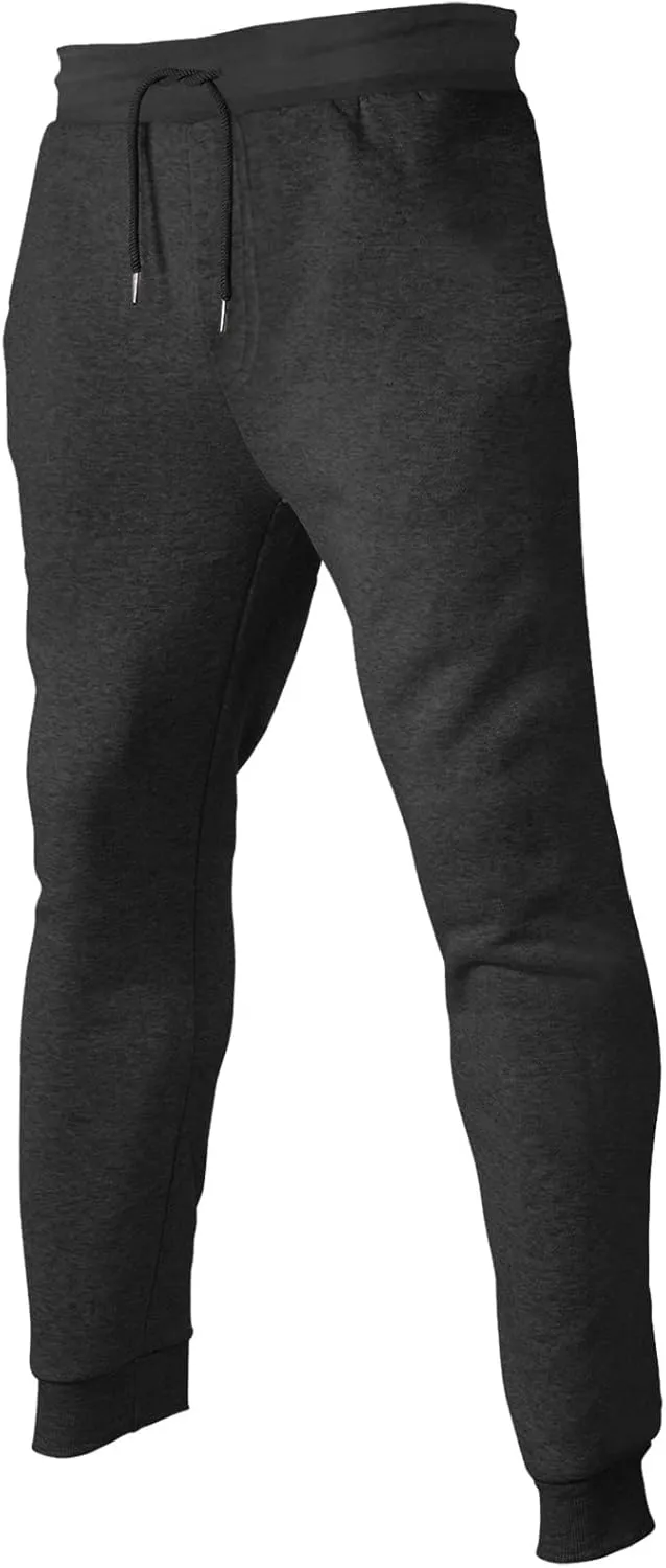 Men's Baggy Sweatpants Drawstring Waist Tapered Leg Joggers Lightweight Workout Lounge Pants with Pockets S-4XL