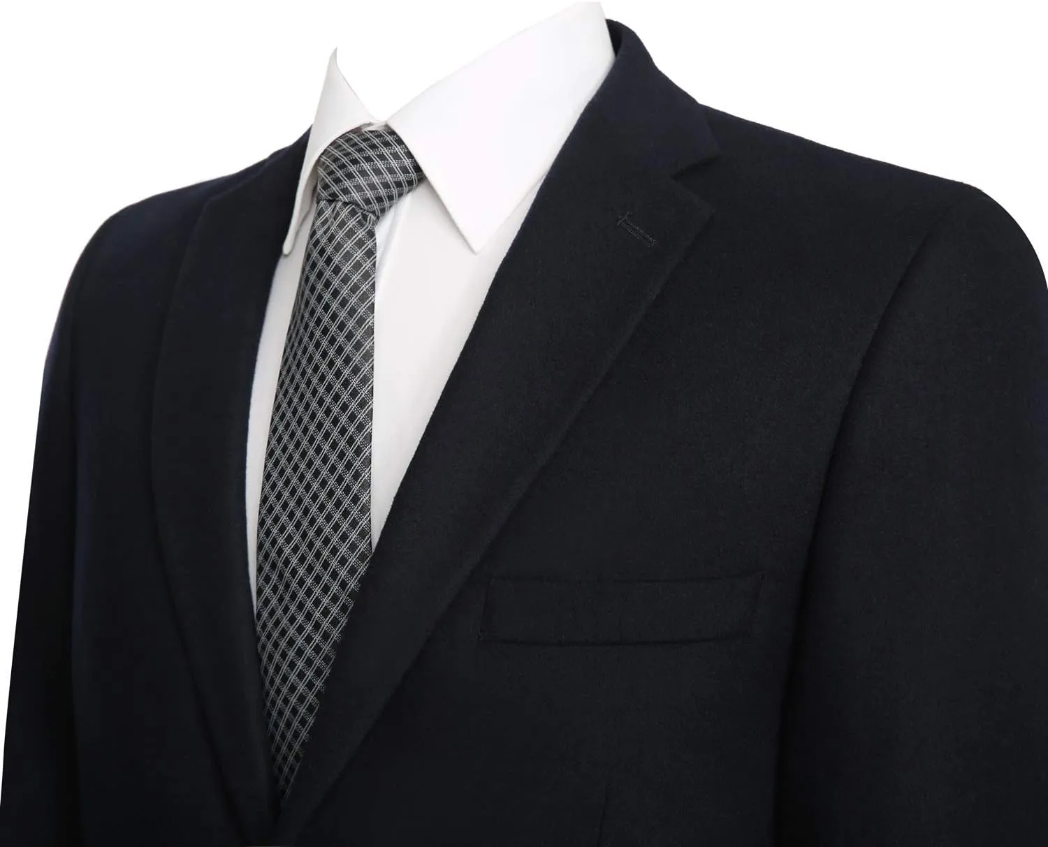 Men's Blazer Sport Coat Classic Fit Wool Blend 2 Button Business Suits Jacket